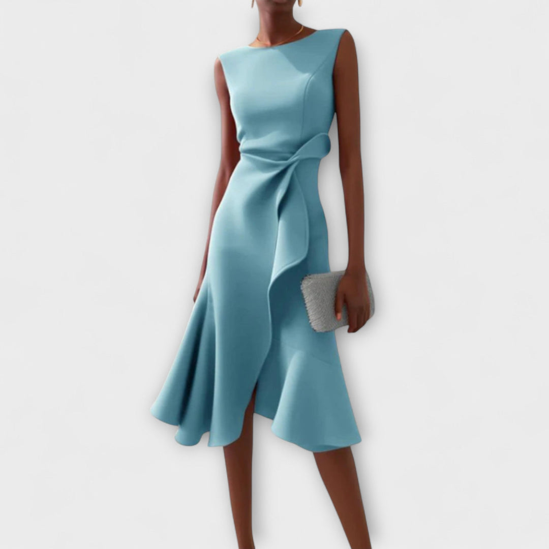 Nora | Draped Asymmetric Midi