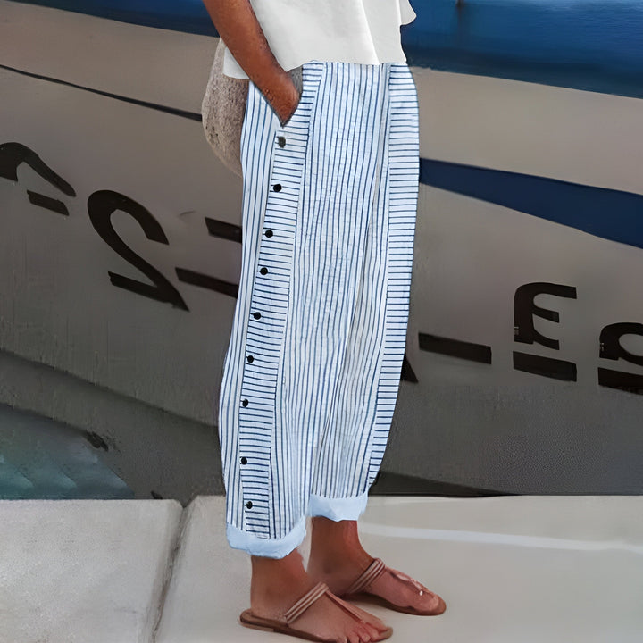 Belinda | Stylish Summer Striped Pants