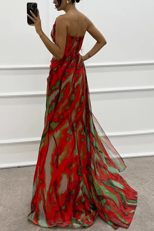 Cinder | Vibrant Draped Dress