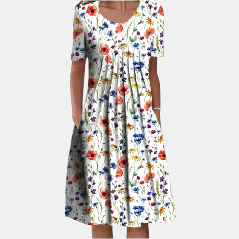 Sabine | Cotton Tummy Coverage Dress