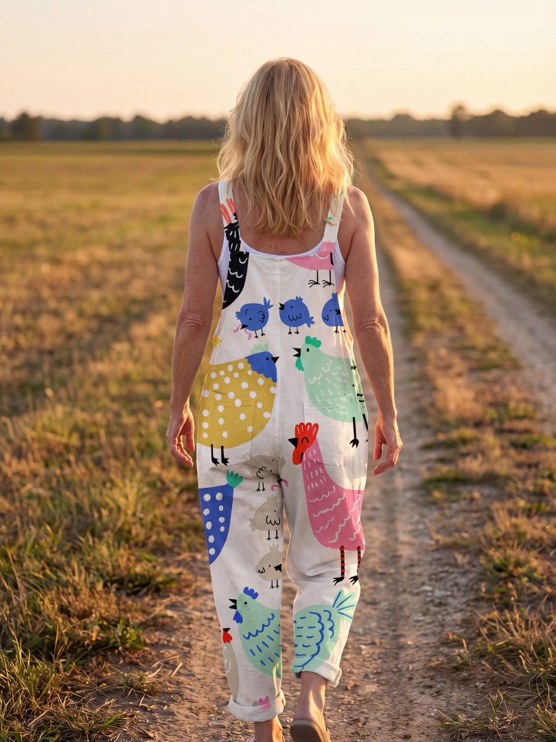Elyse | Everyday Motif Strap Jumpsuit