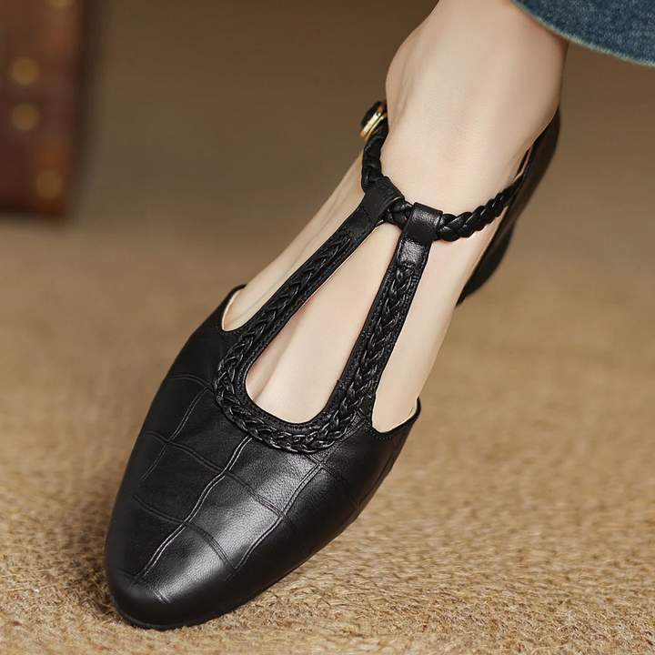 Henrietta | Leather Mary Janes