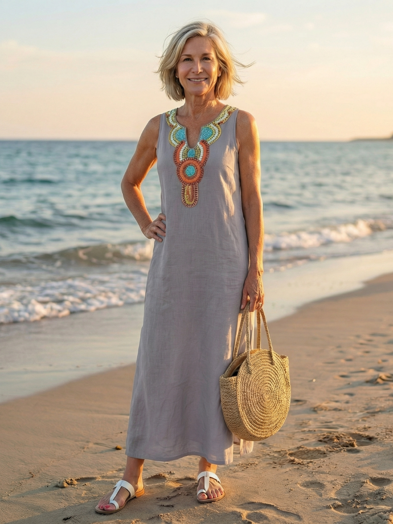 Narcissa | Airy Flow Midi Dress