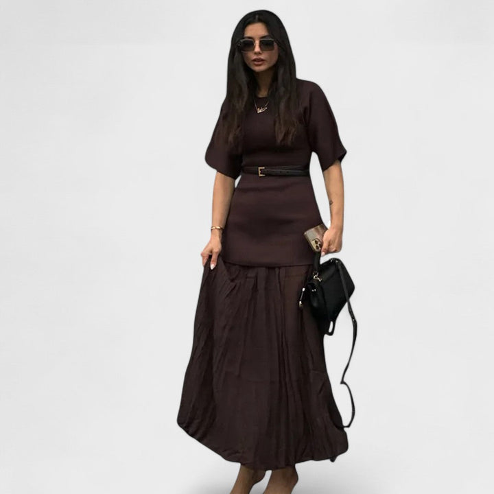 Hayden | Pleated Maxi Dress