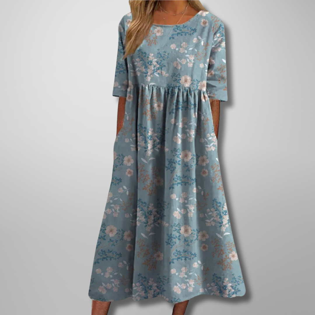 Faye | Relaxed Floral Midi