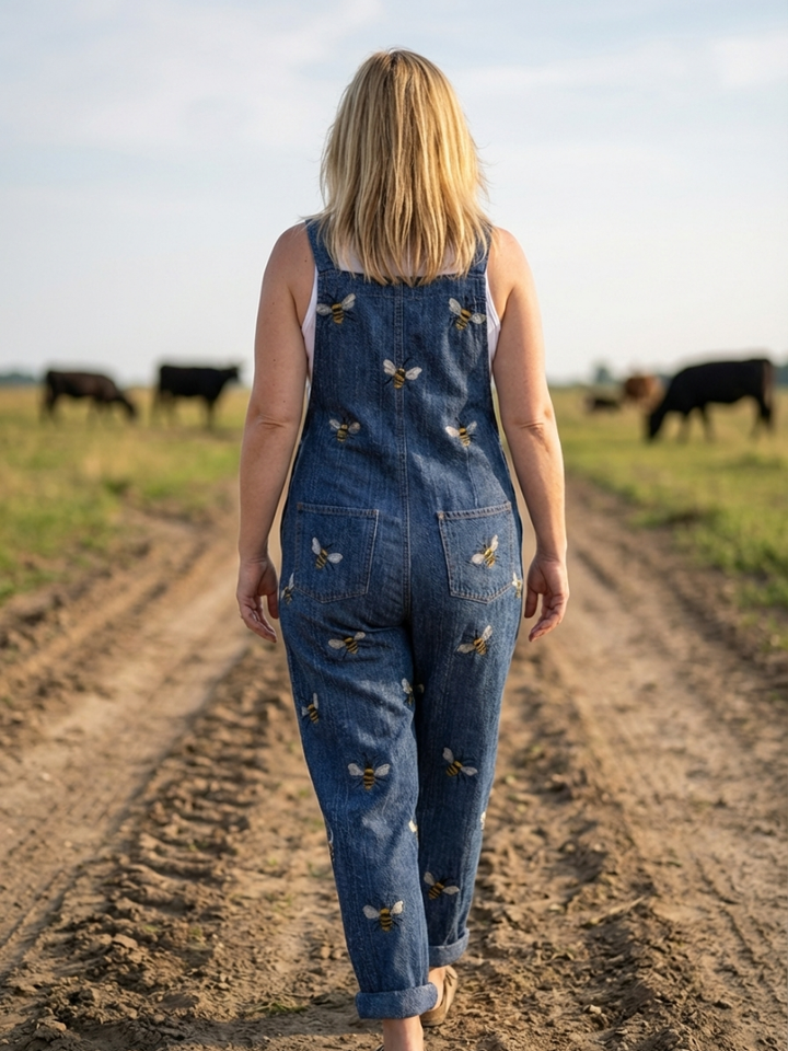 Lilian | Bee Strap Jumpsuit