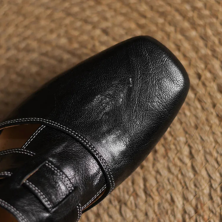 Alayna | Genuine Leather Mules