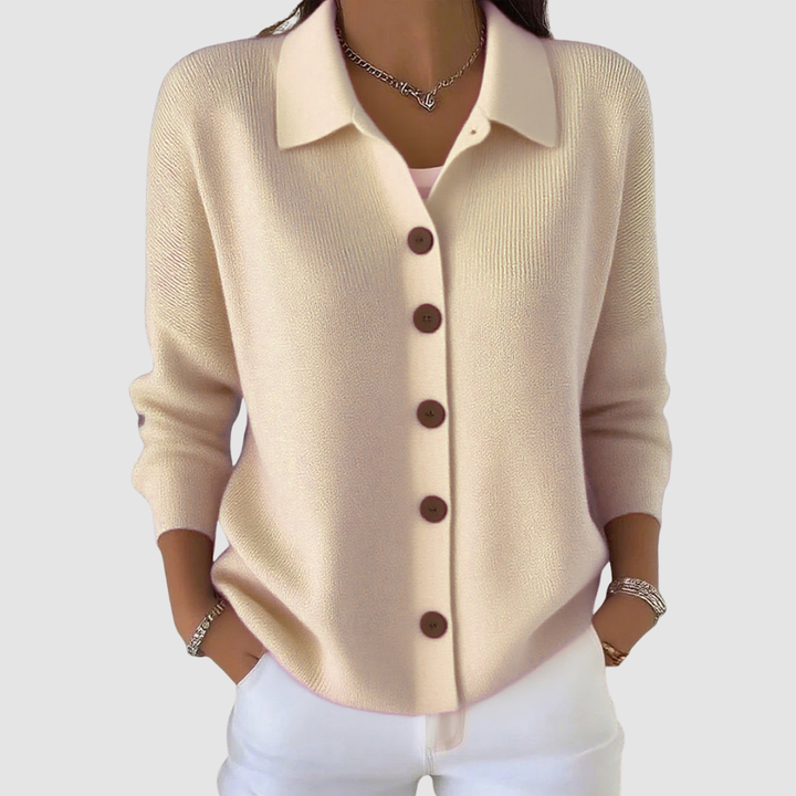 Jane | Button-Up Knit Cardigan