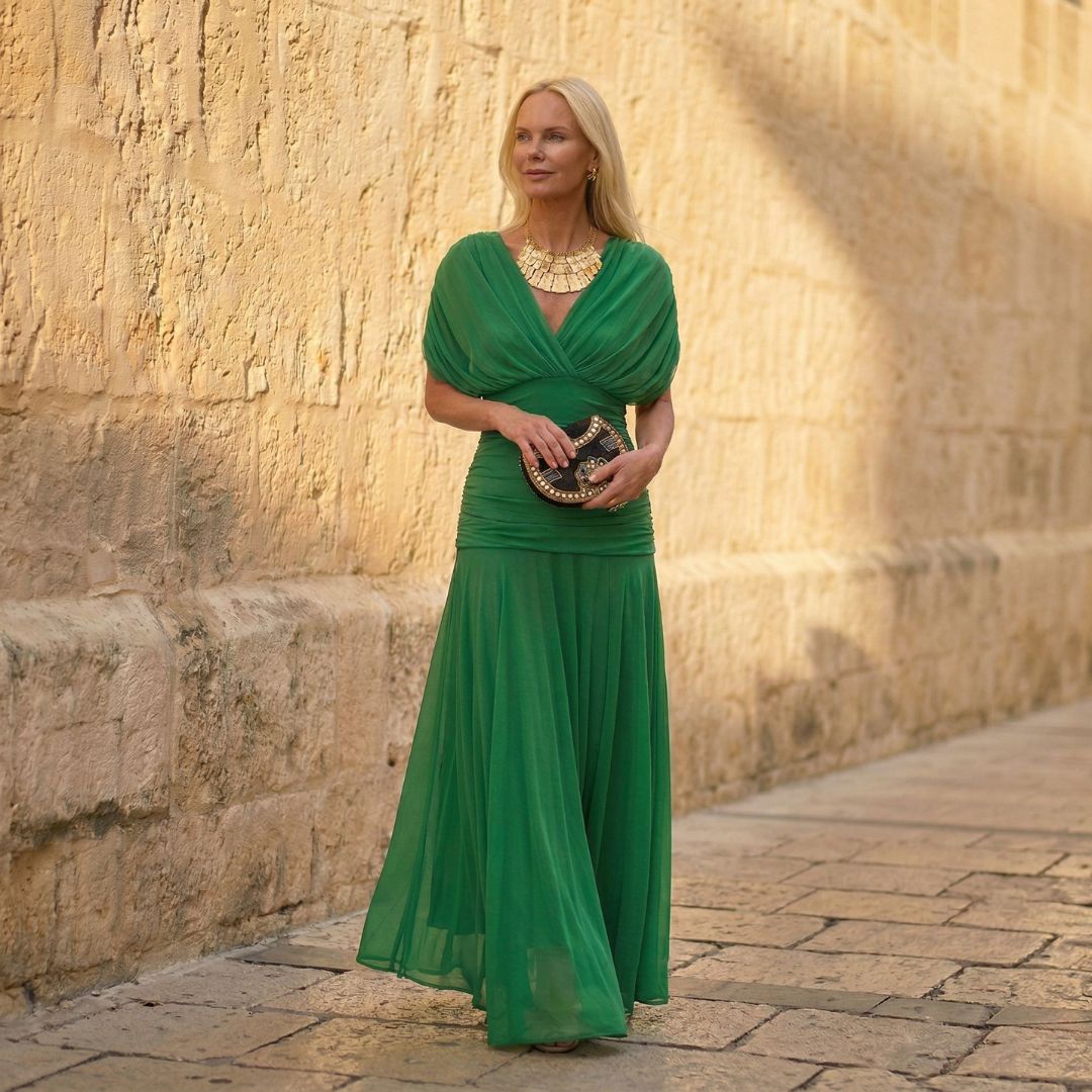 Sirena | Elegant Green Dress