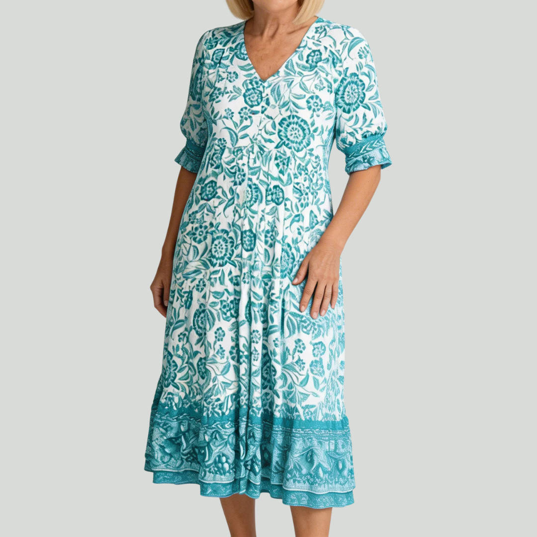 Birch | Graceful V-Neck Floral