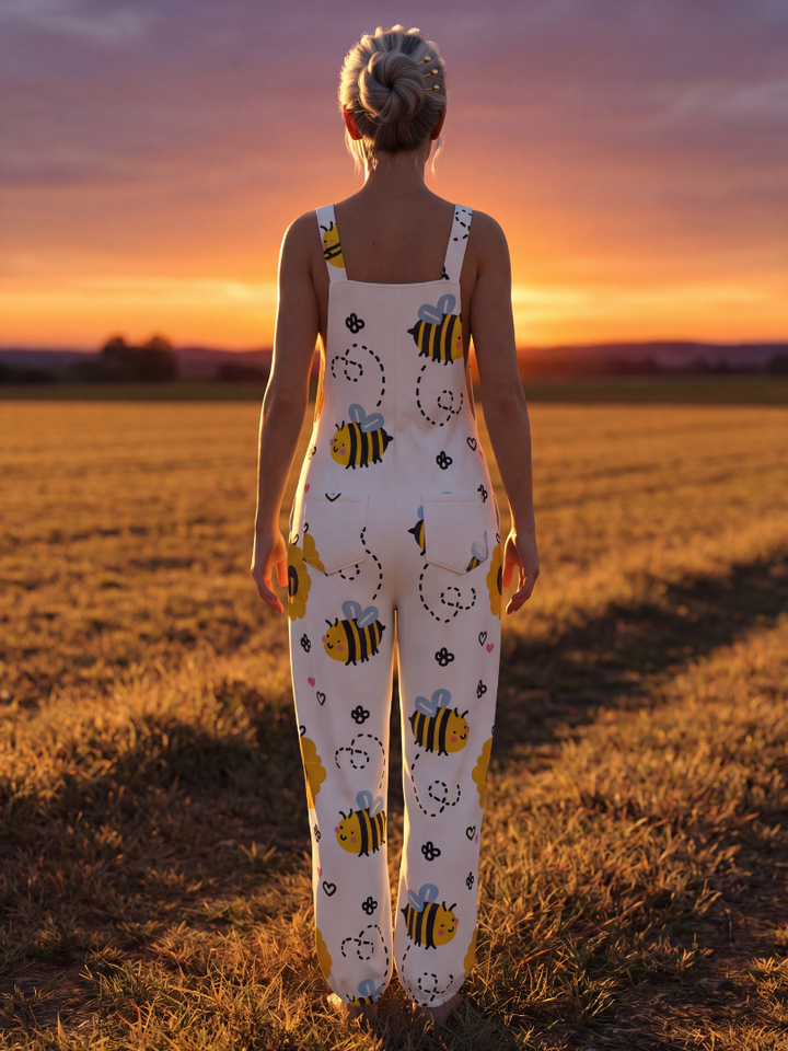 Xanthia | Bee Flower Jumpsuit