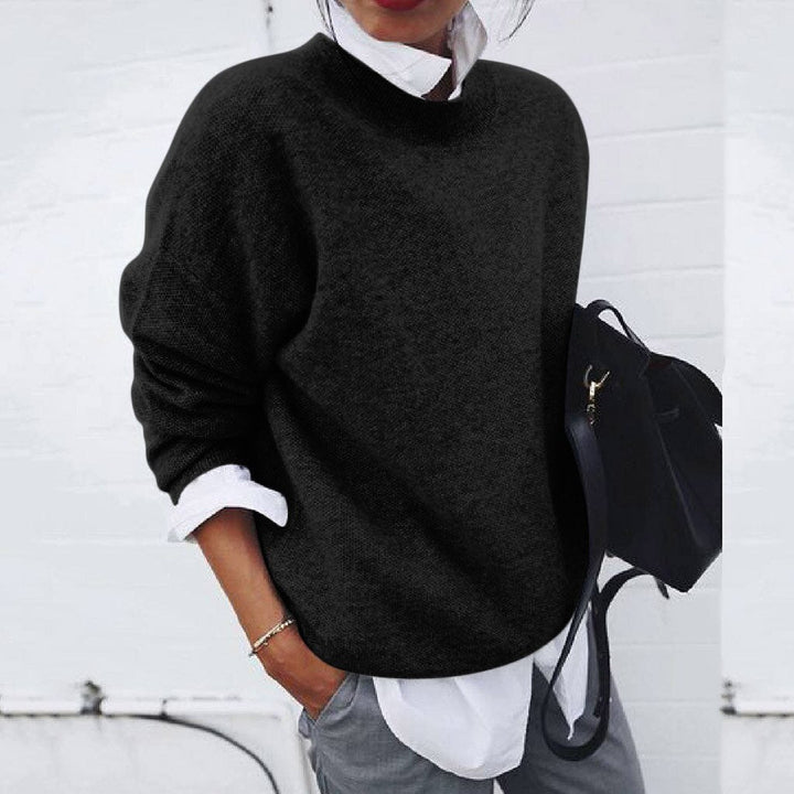 Shannon – Soft Knit Relaxed Crew Neck Sweater