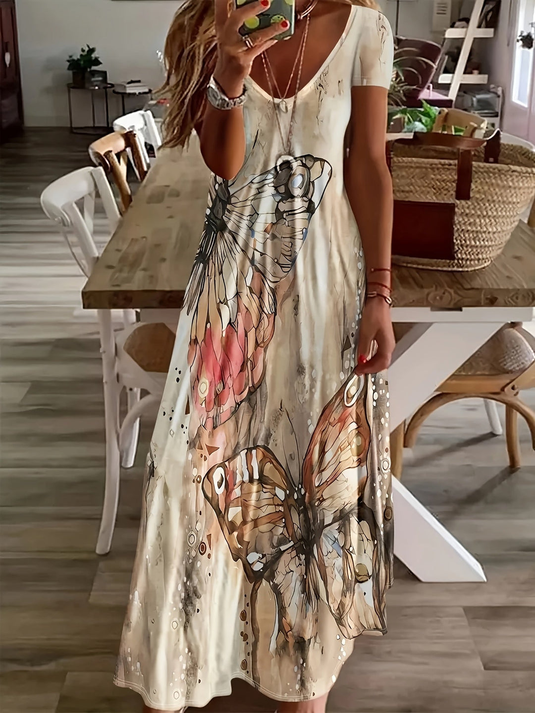 Elina | Artistic Tummy-Flattering Dress