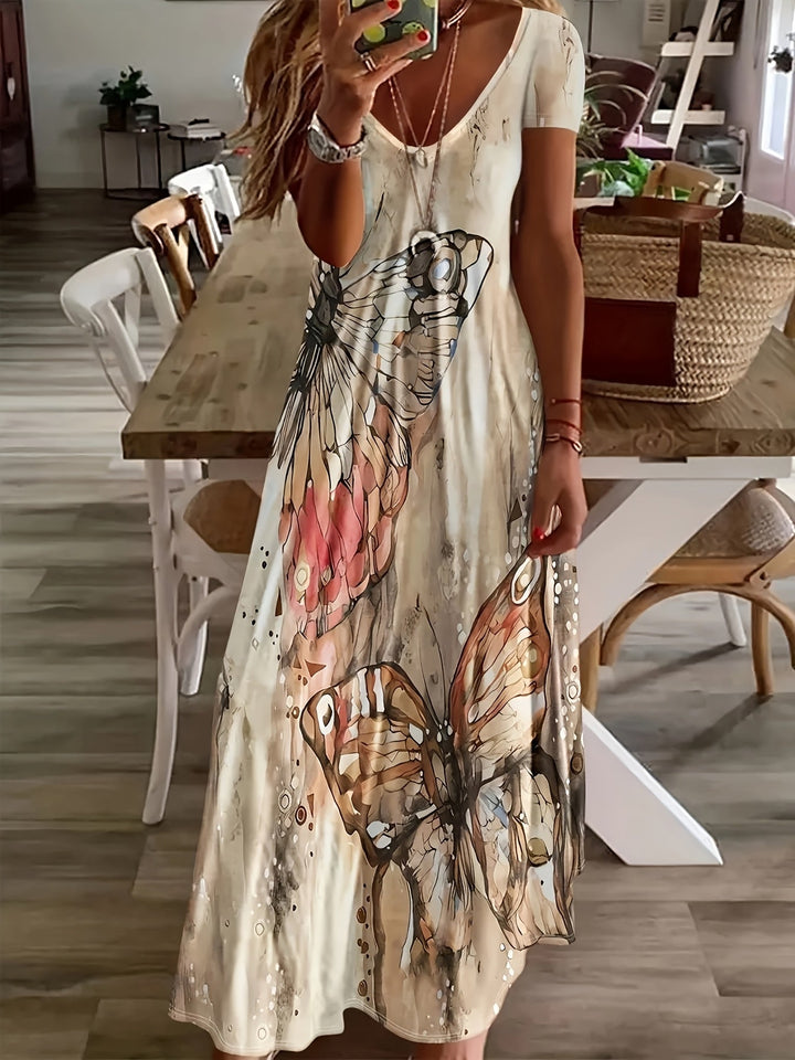 Elina | Artistic Tummy-Flattering Dress