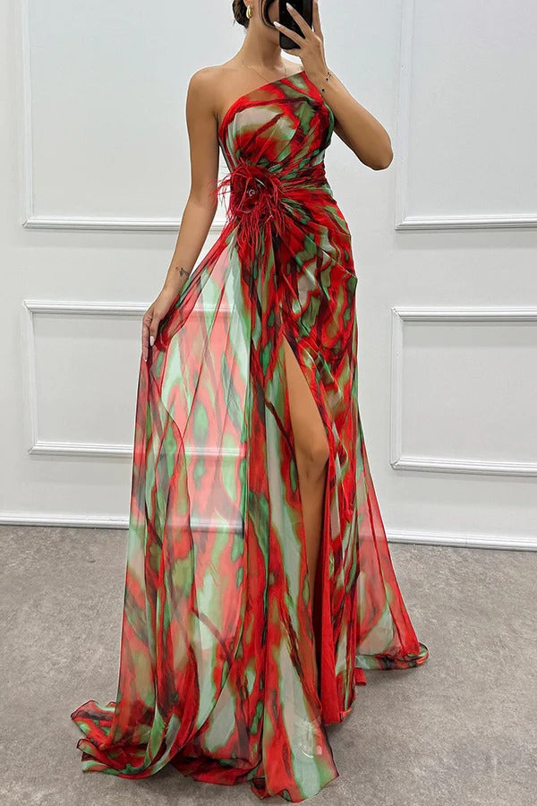 Cinder | Vibrant Draped Dress