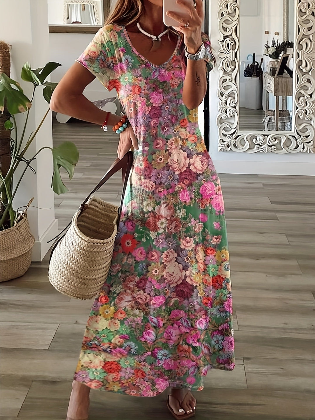Simone | Artistic Tummy-Flattering Dress