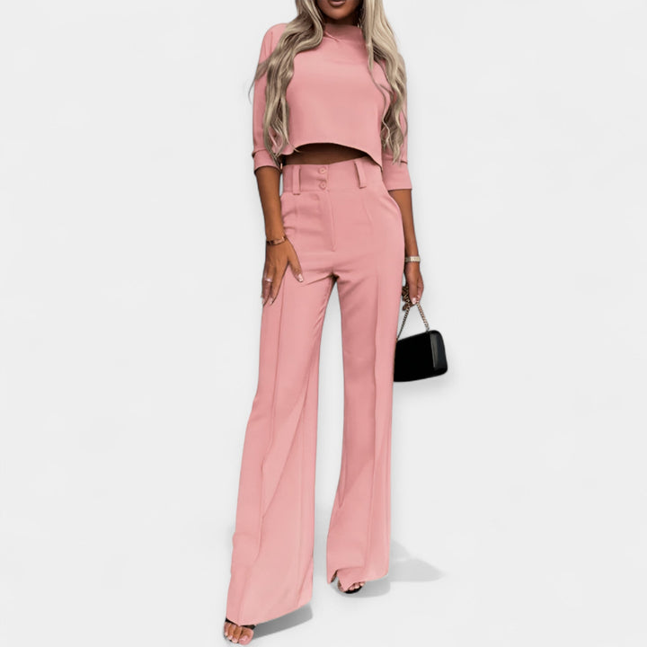 Lila | Coordinated Crop Top and Pants Set