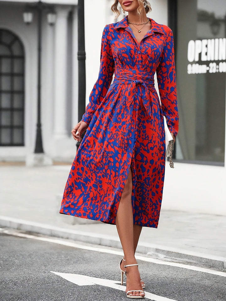 Remmy | Geometric Shirt Dress