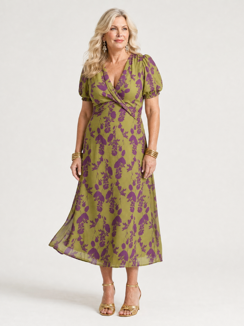 Sophia | Relaxed Floral Midi Dress