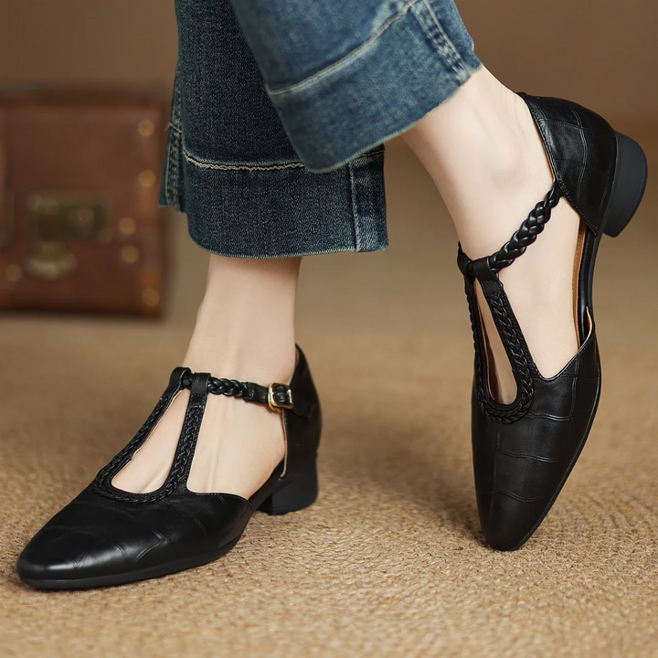 Henrietta | Leather Mary Janes