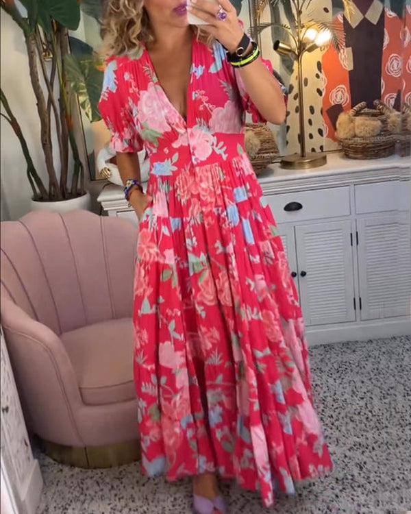 Eden | Vibrant Floral Dress