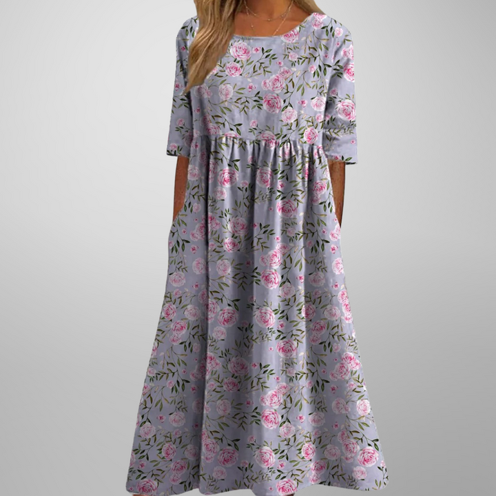 Faye | Relaxed Floral Midi