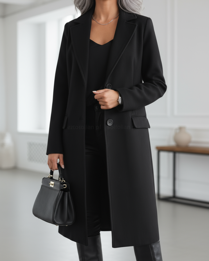 Geraldine – Elegant Long Tailored Coat
