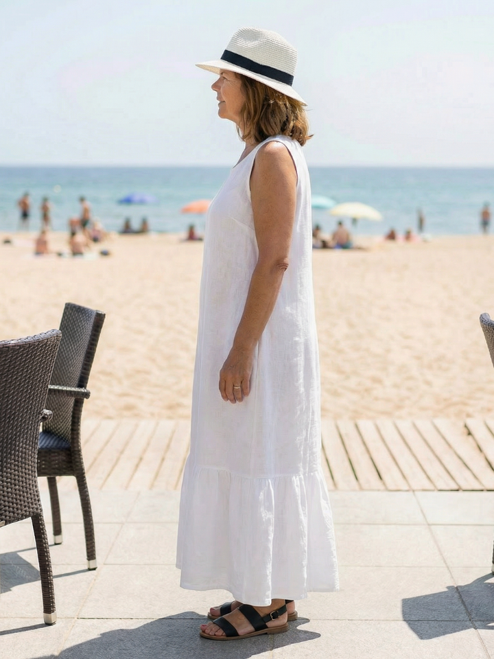 Janie | Easy Drape Midi Dress