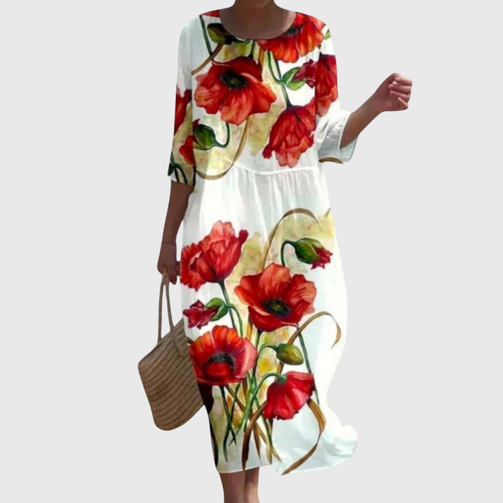 Rowena | Stylish Floral Maxi Dress