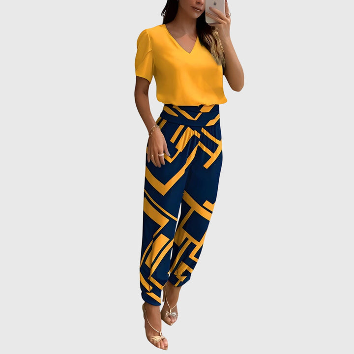 Pansy | Stylish Blouse and Pants Set