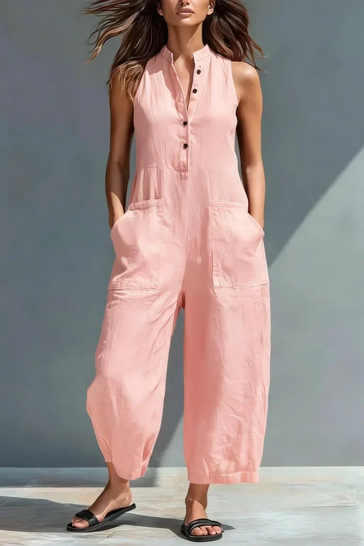 Aubree | Elegant Linen Jumpsuit