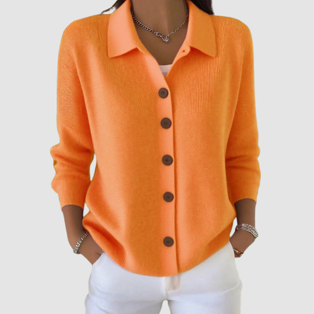 Jane | Button-Up Knit Cardigan