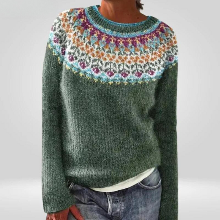 Doris – Fair Isle Knit Sweater