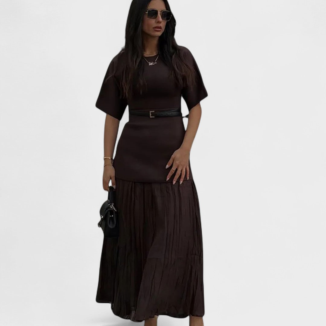 Hayden | Pleated Maxi Dress