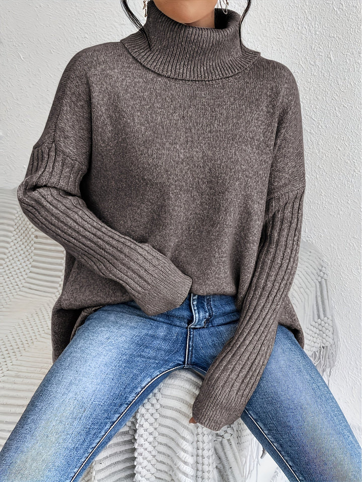 Jodi – Turtleneck Oversized Casual Sweater