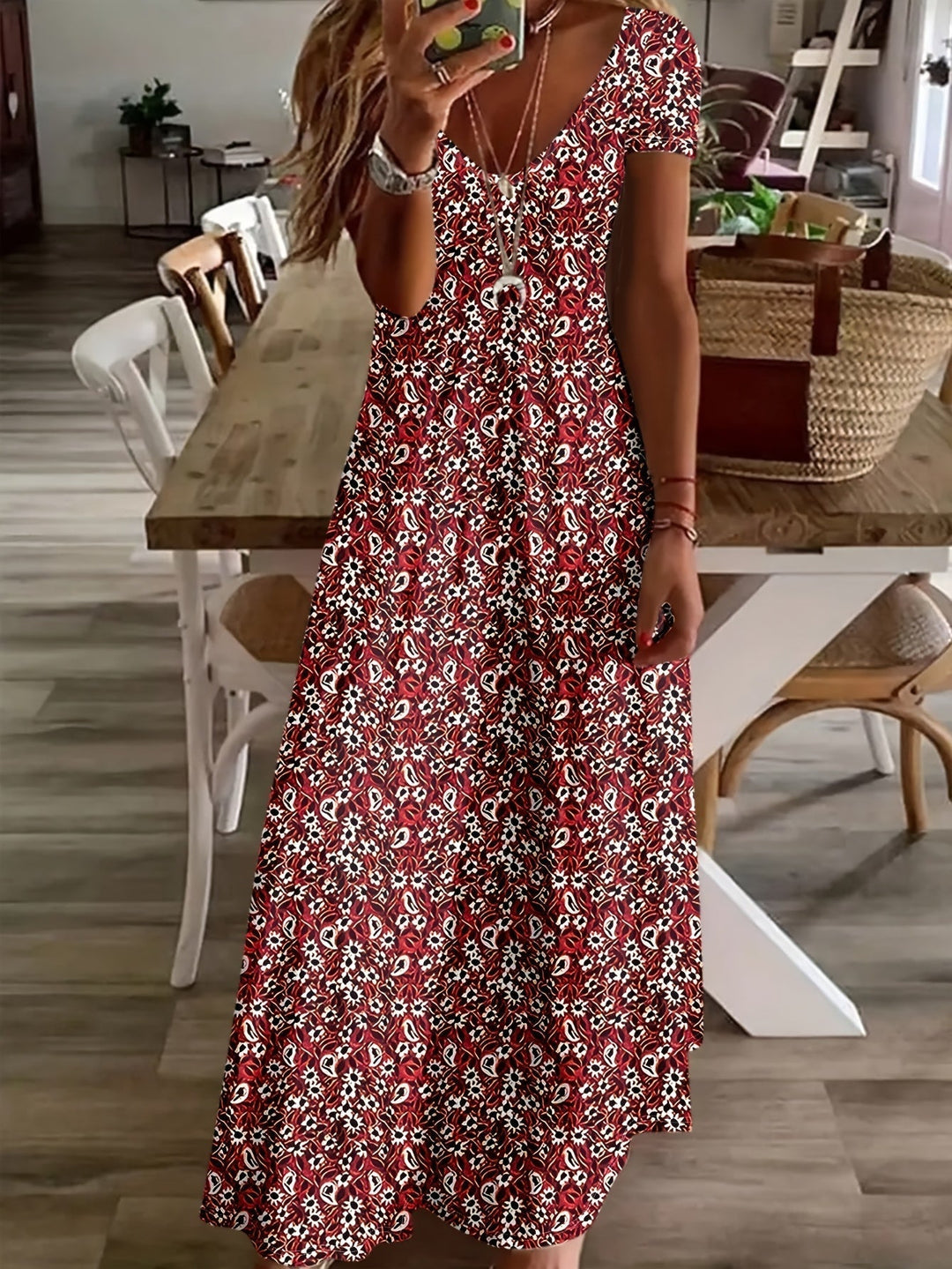 Oriana | Artistic Tummy-Flattering Dress