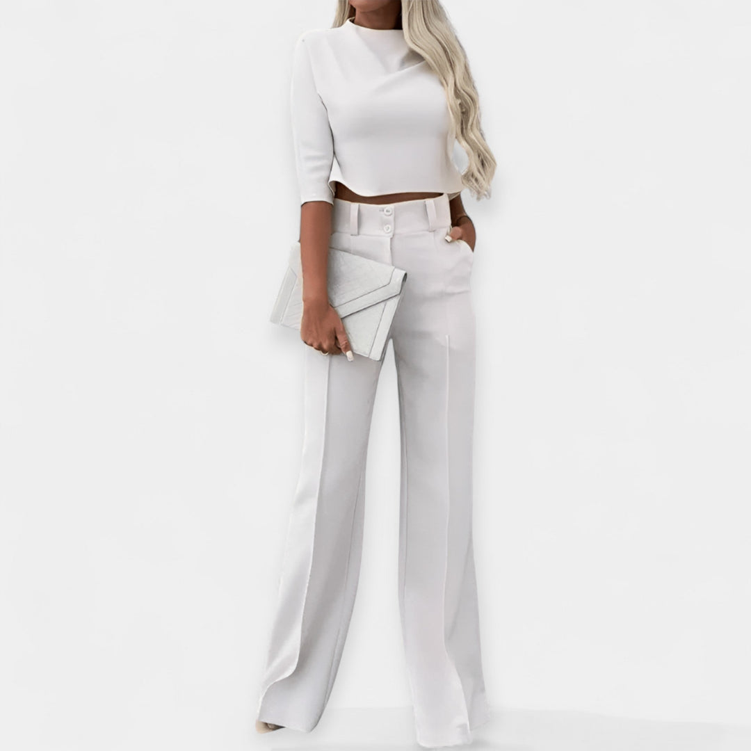 Lila | Coordinated Crop Top and Pants Set