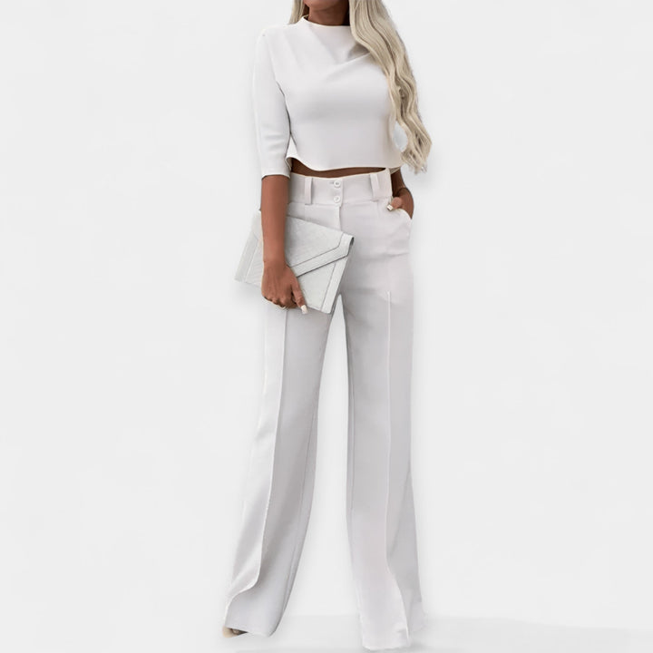 Lila | Coordinated Crop Top and Pants Set