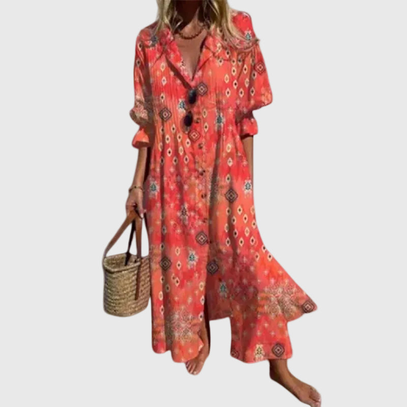 Elsie | Elegant Bohemian Maxi Dress