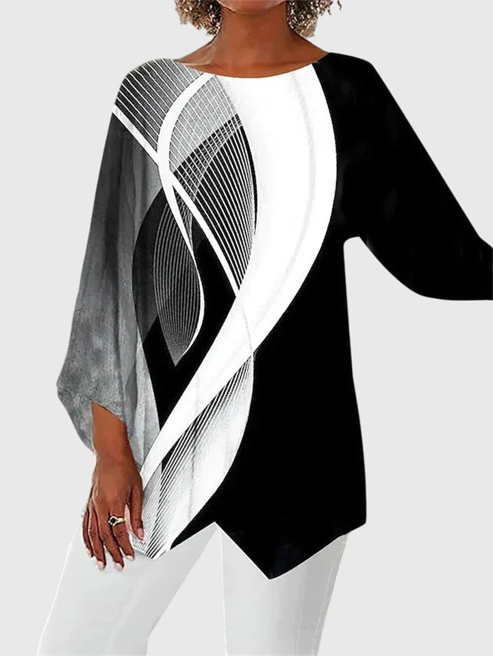 Letty | Elegant Crew Neck Top