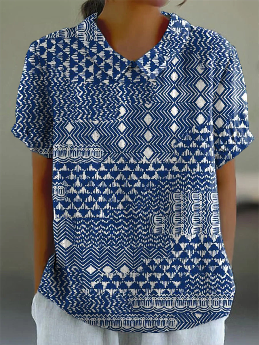 Cindy | Tribal Print Shirt