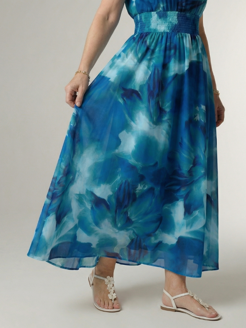 Jayla | Gathered Halter Midi Dress