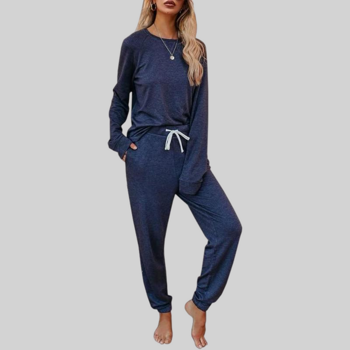 Tyne | Casual Long Sleeve and Sweatpants Set
