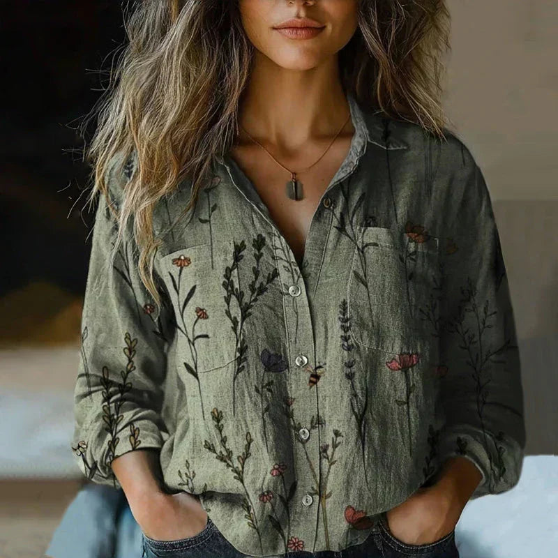 Juniper | Bohemian Pattern Vintage Blouse