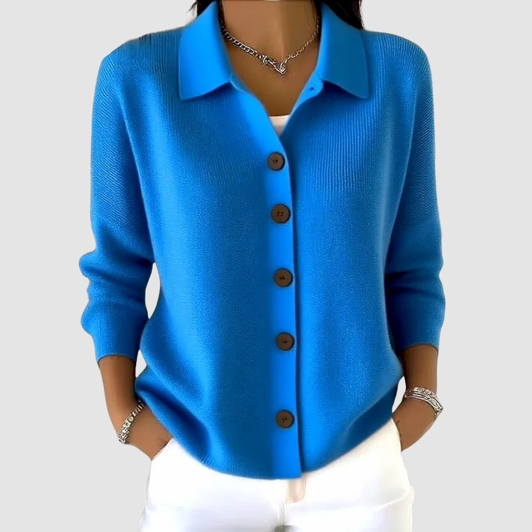 Jane | Button-Up Knit Cardigan