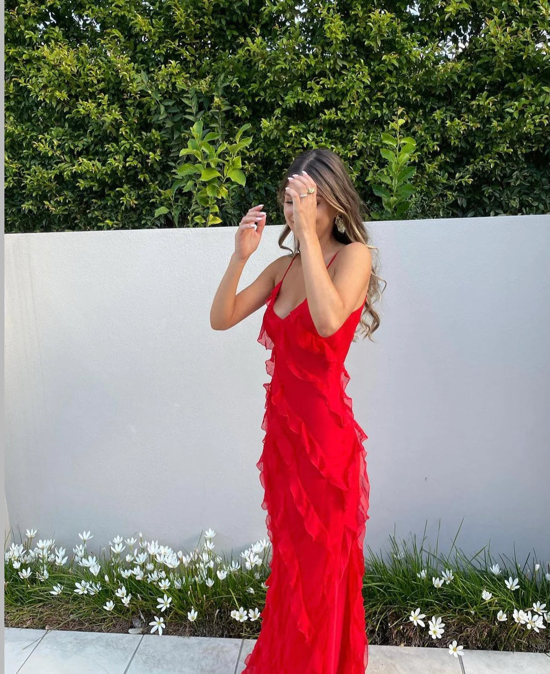 Emer | Ruffled Maxi Dress