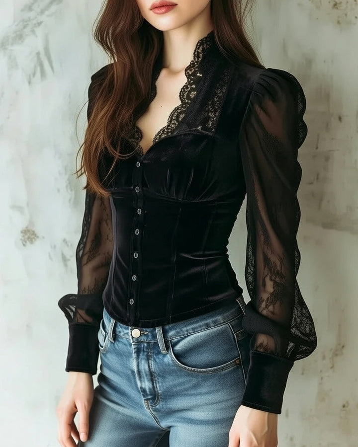 Emerie | Midnight Blouse