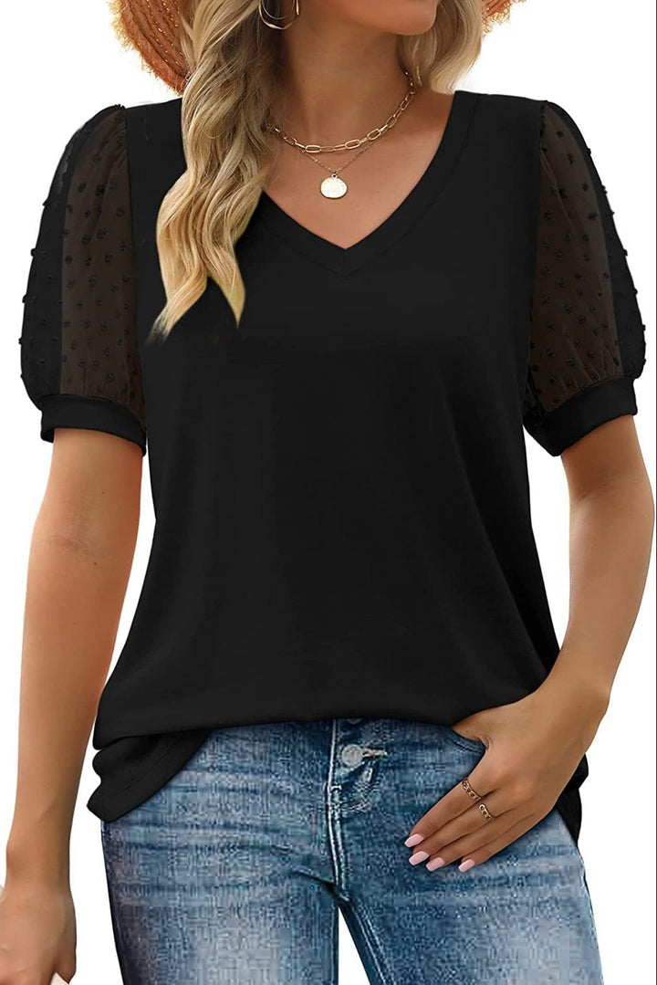 Alana | Sleek V-Neck Blouse