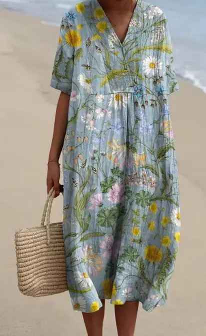 Caroline | Floral Garden Dress