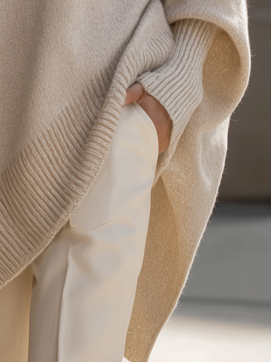 Paisley | Oversized Poncho Sweater